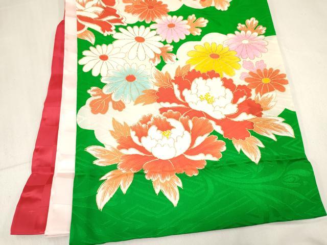 平和屋着物[]お宮参り　女の子　祝着　産着　初着　のしめ　刺繍　鳳凰牡丹花文　金彩　逸品　DABC5513ma