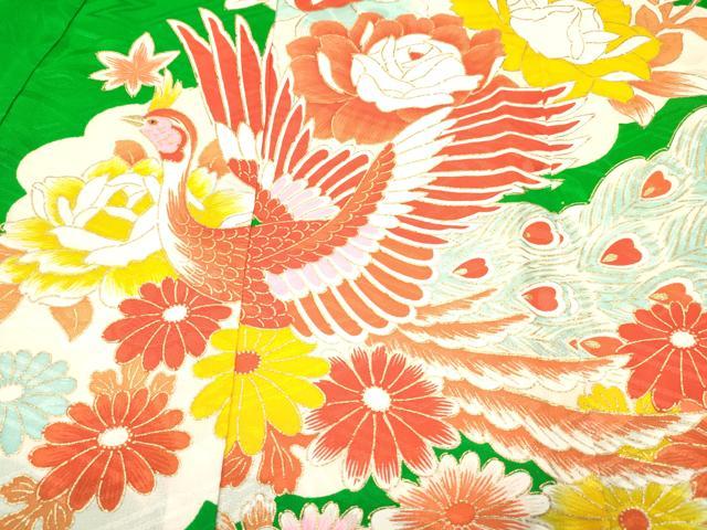 平和屋着物[]お宮参り　女の子　祝着　産着　初着　のしめ　刺繍　鳳凰牡丹花文　金彩　逸品　DABC5513ma