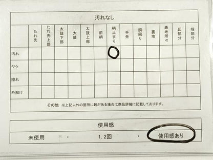 平和屋着物◎六通柄袋帯　孔雀羽根文　プラチナ二重箔　正絹　逸品　DABC5535xg
