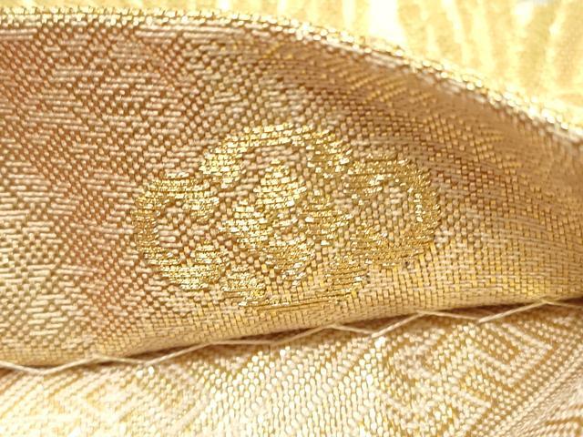 平和屋着物◎佐賀錦　六通柄袋帯　琳派悠久文　金糸　正絹　逸品　DABC5548xg