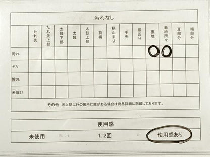 平和屋着物◎六通柄袋帯　唐織　風景文　純プラチナ二丁箔　正絹　逸品　DABC5549xg