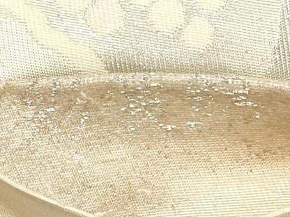 平和屋着物◎六通柄袋帯　綾裳錦　二重箔織　道長正倉院花文　正絹　逸品　DABC5553xg