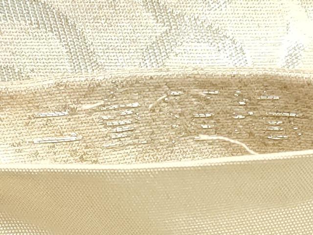 平和屋着物◎六通柄袋帯　綾裳錦　二重箔織　道長正倉院花文　正絹　逸品　DABC5553xg