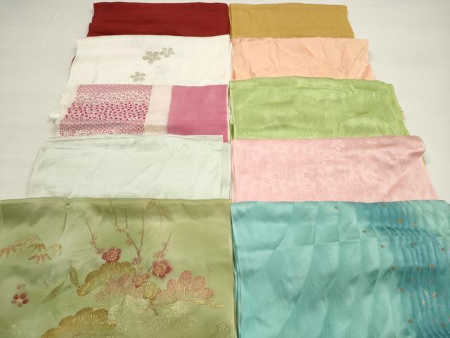 平和屋着物★和装小物　帯揚げ10枚セット　正絹　逸品　DABC5613xg