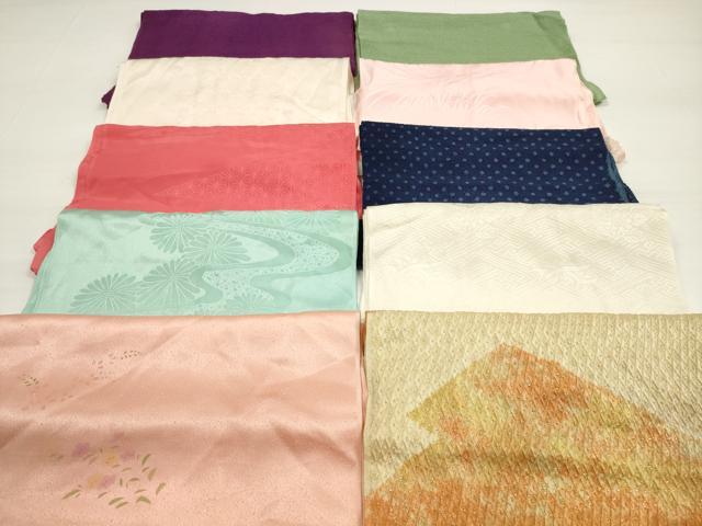 平和屋着物★和装小物　帯揚げ10枚セット　正絹　逸品　DABC5620xg