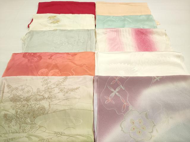 平和屋着物★和装小物　帯揚げ10枚セット　正絹　逸品　DABC5625xg