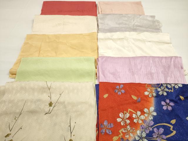 平和屋着物★和装小物　帯揚げ10枚セット　正絹　逸品　DABC5631xg