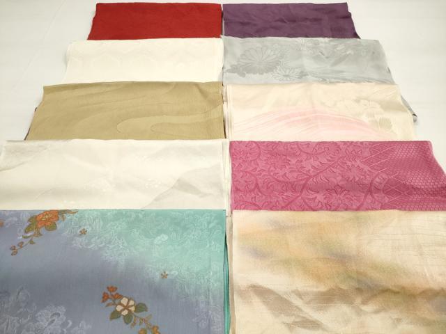 平和屋着物★和装小物　帯揚げ10枚セット　正絹　逸品　DABC5634xg