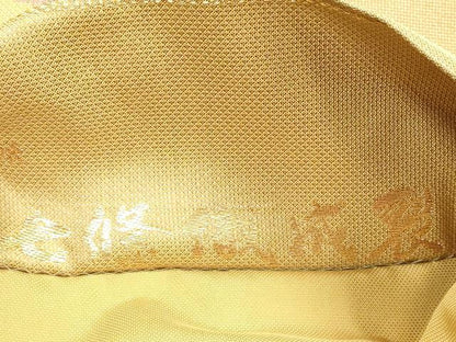平和屋着物◎六通柄袋帯 霞文 秘藝伝承 七條織成裂 金糸 正絹 逸品 DABC5692xg
