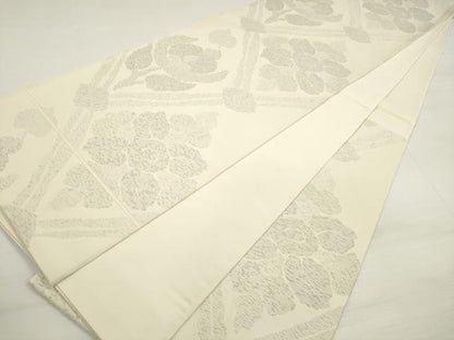 平和屋着物◎六通柄袋帯 花菱文 正絹 逸品 DABC5895xg