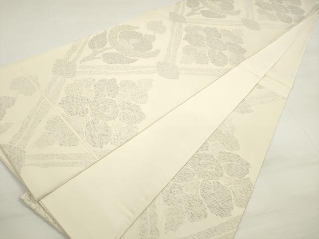 平和屋着物◎六通柄袋帯 花菱文 正絹 逸品 DABC5895xg