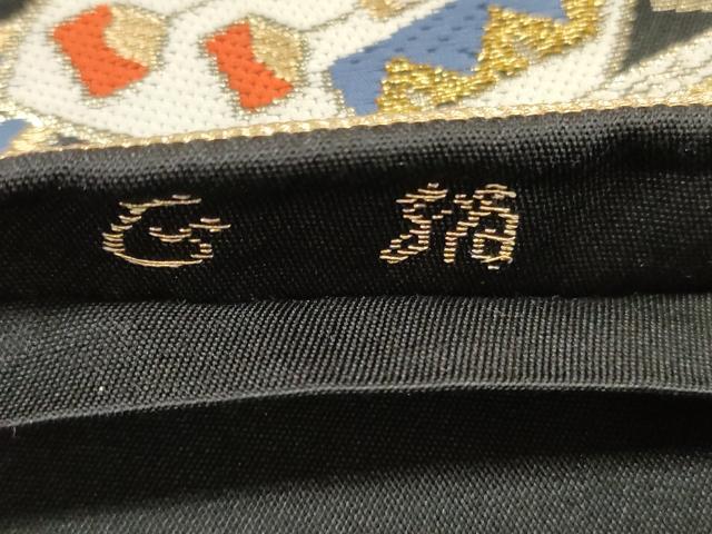 平和屋着物◎六通柄袋帯 唐織 正倉院更紗花文 金銀糸 正絹 逸品 DABC5902xg