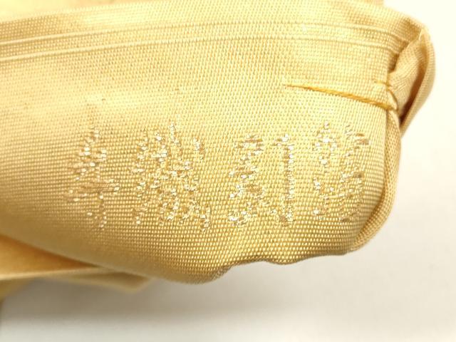 平和屋着物◎六通柄袋帯　唐織　燦金の世界　舞扇　金糸　手織引箔　正絹　逸品　DABC5918xg
