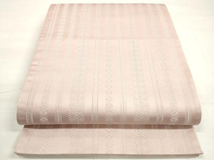 平和屋着物◎両面　六通柄袋帯　道長箔散らし文　銀糸　正絹　逸品　DABC5989xg