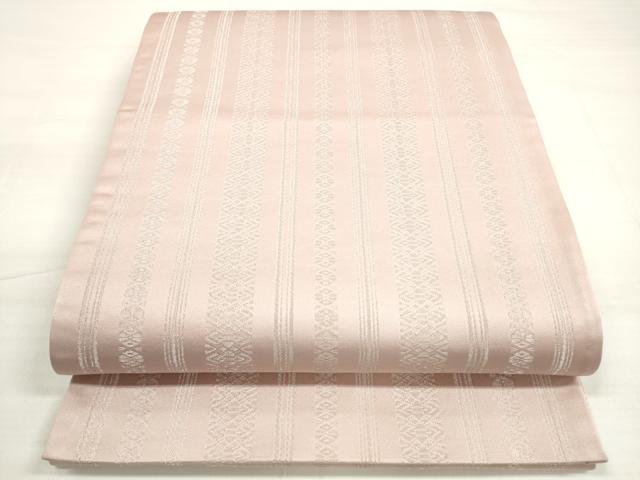 平和屋着物◎両面　六通柄袋帯　道長箔散らし文　銀糸　正絹　逸品　DABC5989xg