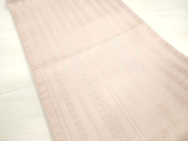 平和屋着物◎両面　六通柄袋帯　道長箔散らし文　銀糸　正絹　逸品　DABC5989xg