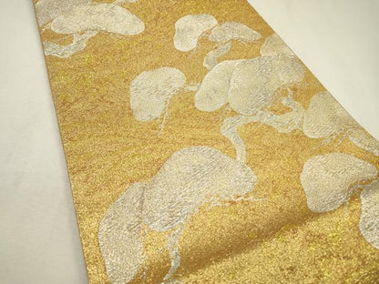 平和屋着物▼六通柄袋帯 松 金銀糸 正絹 逸品 DABC6166fe