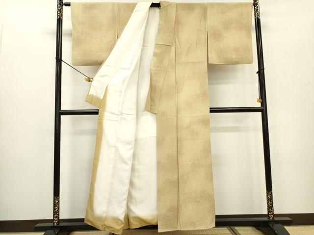 平和屋着物▼上質な小紋 霞文 暈し染 正絹 逸品 DABC6203fe