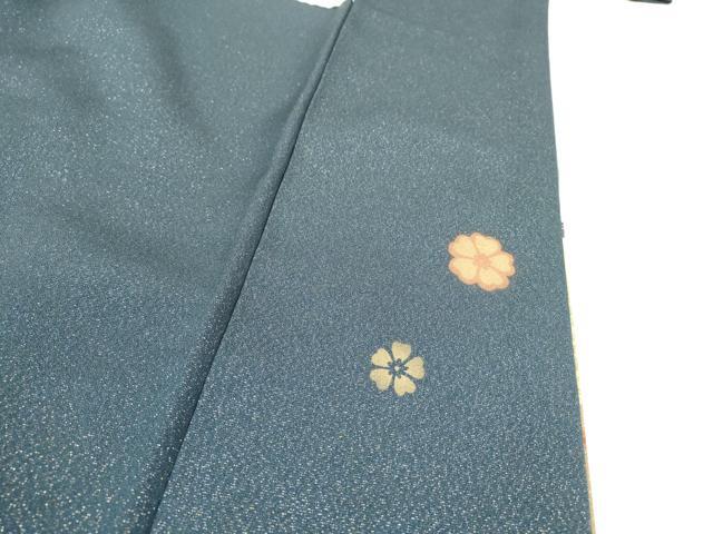 平和屋着物▼訪問着 駒刺繍 花松文 暈し染 金彩 金通し地 正絹 逸品 DABC6308fe