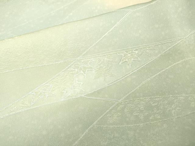 平和屋着物▼上質な小紋 地紋起こし 草花 暈し染 正絹 逸品 DABC6310fe