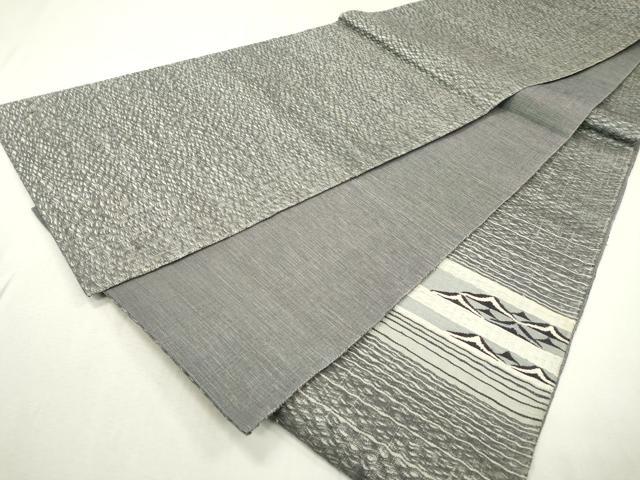 平和屋着物▽太鼓柄袋帯 スリーシーズン 春夏秋 櫛織 抽象文様 正絹 逸品 DABC6413fe