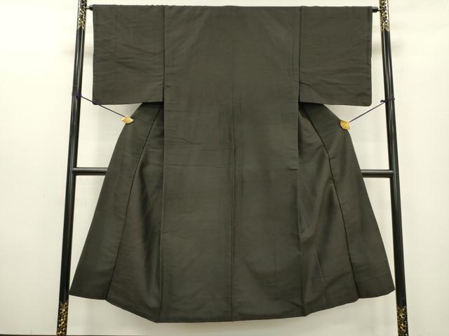 平和屋着物■男性　髭紬　檳榔子染色　正絹　逸品　DABC6552fe