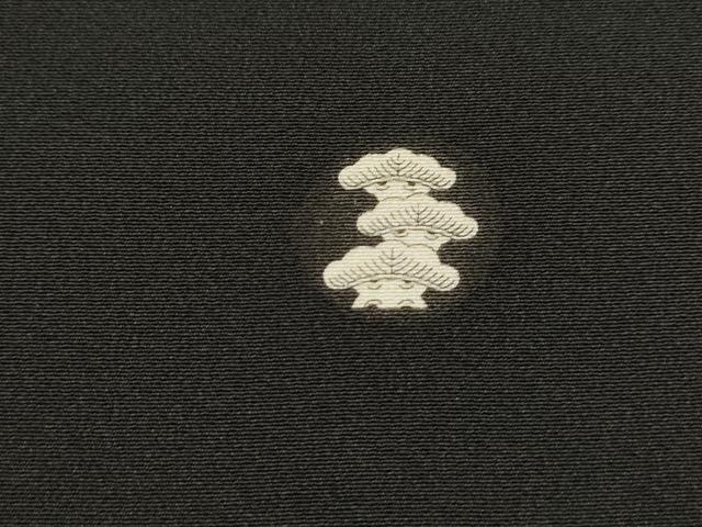 平和屋着物▼TOKI志すい キモノモードオリジナルブランド 黒留袖 地紙花鳥文 暈し染 金銀彩 正絹 逸品 DABC6681fe