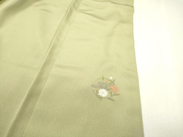 平和屋着物▼訪問着 総刺繍 花丸文 金糸 正絹 逸品 DABC6694fe