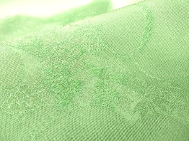 平和屋着物▼上質な小紋 地紋起こし 楽器花文 暈し染 正絹 逸品 DABC6723fe
