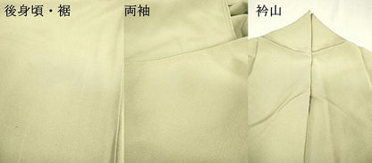 平和屋着物▼訪問着 手描き 草花 暈し染 正絹 逸品 DABC6799fe