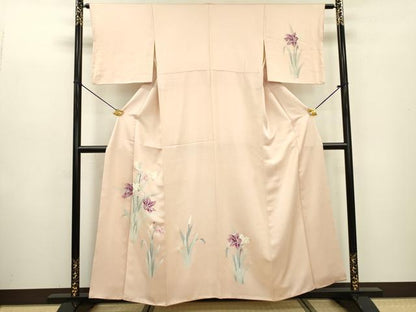 平和屋着物■訪問着 友禅 草花文 正絹 逸品 DABC6870fe