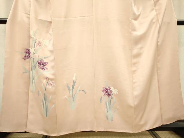 平和屋着物■訪問着 友禅 草花文 正絹 逸品 DABC6870fe