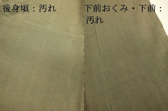 平和屋着物■江戸小紋 万筋 薄香色×虫襖色 正絹 逸品 DABC6871fe