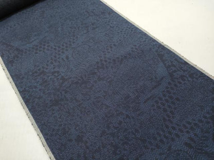 平和屋着物●結城紬　反物　着尺　草花文　証紙付き　逸品　未使用　DABC7035we