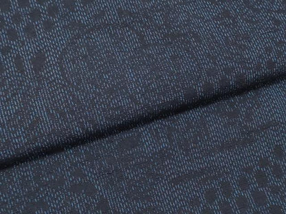 平和屋着物●結城紬　反物　着尺　草花文　証紙付き　逸品　未使用　DABC7035we