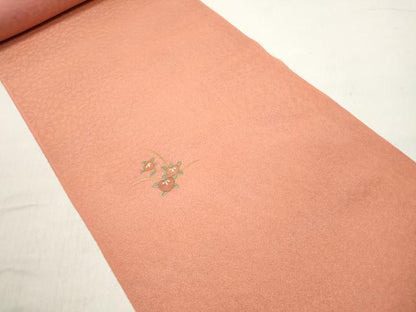 平和屋着物▼付下げ 解き反物 着尺 八掛付き 作家物 総刺繍 蒔蝋纈 短冊花文 逸品 DABC7289we