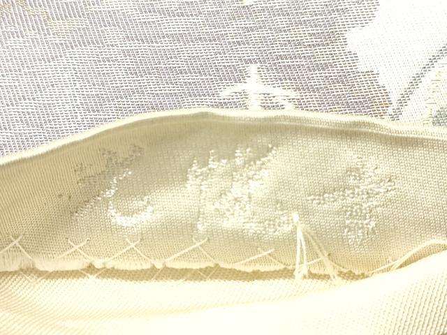 平和屋着物◎六通柄袋帯　光悦寺　金銀糸　正絹　逸品　DABC7557ya