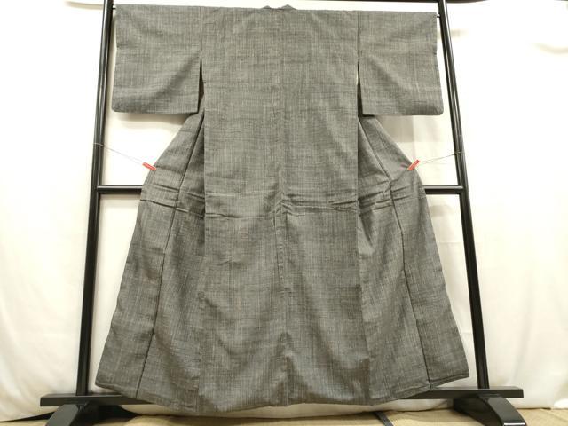 平和屋着物■上質な紬　霞文　正絹　逸品　DABC7614ya