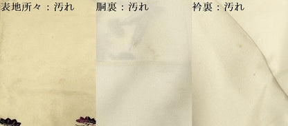 平和屋着物■訪問着 型染 風景花松笹文 金彩 正絹 逸品 DABC7621ya