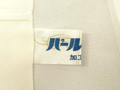 平和屋着物■上質な小紋 草花文 椿 菊 正絹 逸品 DABC7632ya