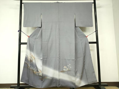 平和屋着物■色留訪問着 花籬文 暈し染め 金銀彩 やまと誂製 正絹 逸品 DABC7692ya