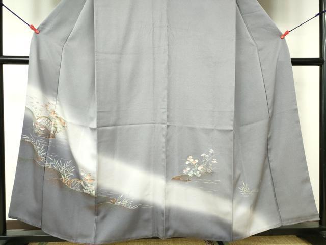平和屋着物■色留訪問着 花籬文 暈し染め 金銀彩 やまと誂製 正絹 逸品 DABC7692ya