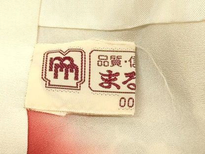 平和屋着物■上質な小紋 絞り 花鳥文 金彩 まるやま扱い 正絹 逸品 DABC7710ya