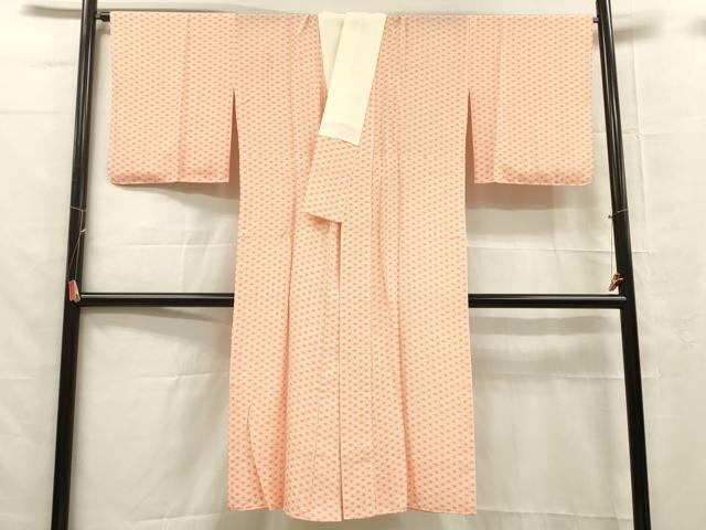 平和屋着物■長襦袢　無双仕立て　麻の葉文　正絹　逸品　DABC7722ya