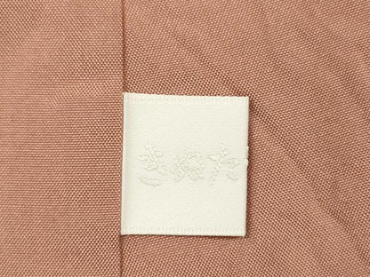 平和屋着物■上質な紬　舞花文　正絹　逸品　DABC7738ya