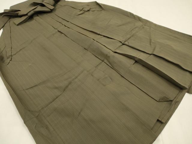平和屋着物■男性　行灯袴　縞　正絹　逸品　DABC7749ya