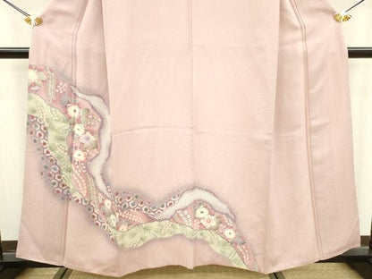 平和屋着物■訪問着 辻が花 暈し染め 正絹 逸品 DABC7755ya