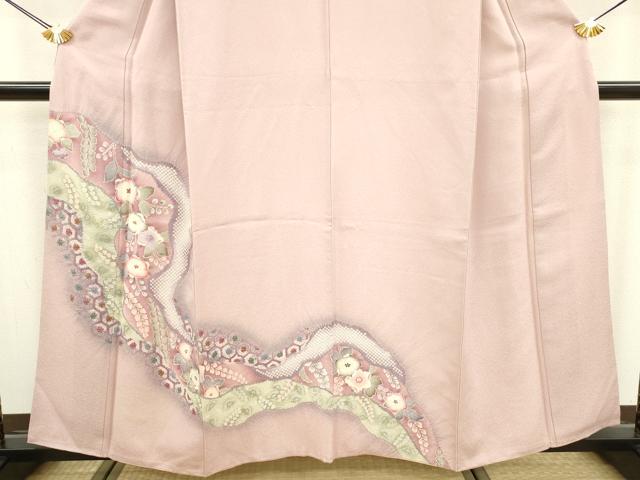 平和屋着物■訪問着 辻が花 暈し染め 正絹 逸品 DABC7755ya