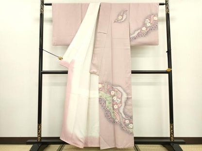 平和屋着物■訪問着 辻が花 暈し染め 正絹 逸品 DABC7755ya