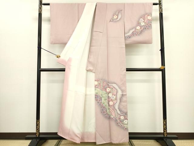 平和屋着物■訪問着 辻が花 暈し染め 正絹 逸品 DABC7755ya